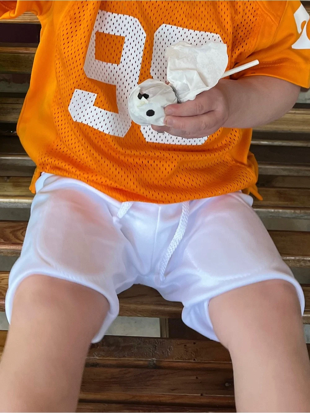 Handmade Toddler Football Costume Pants White 2T